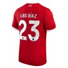 Liverpool 2023-24 Luis Diaz 23 Hjemme - Herre Fotballdrakt
